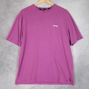 Palace Shirt Mens Large Purple Logo Crewneck Short Sleeve Skate Tee Streetwear